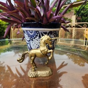 Vintage Brass Unicorn